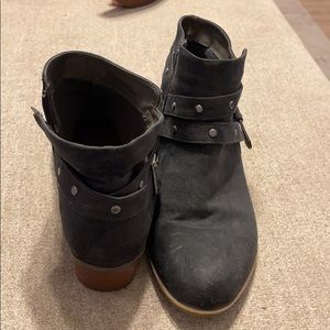 Dark Grey Low Cut Boots